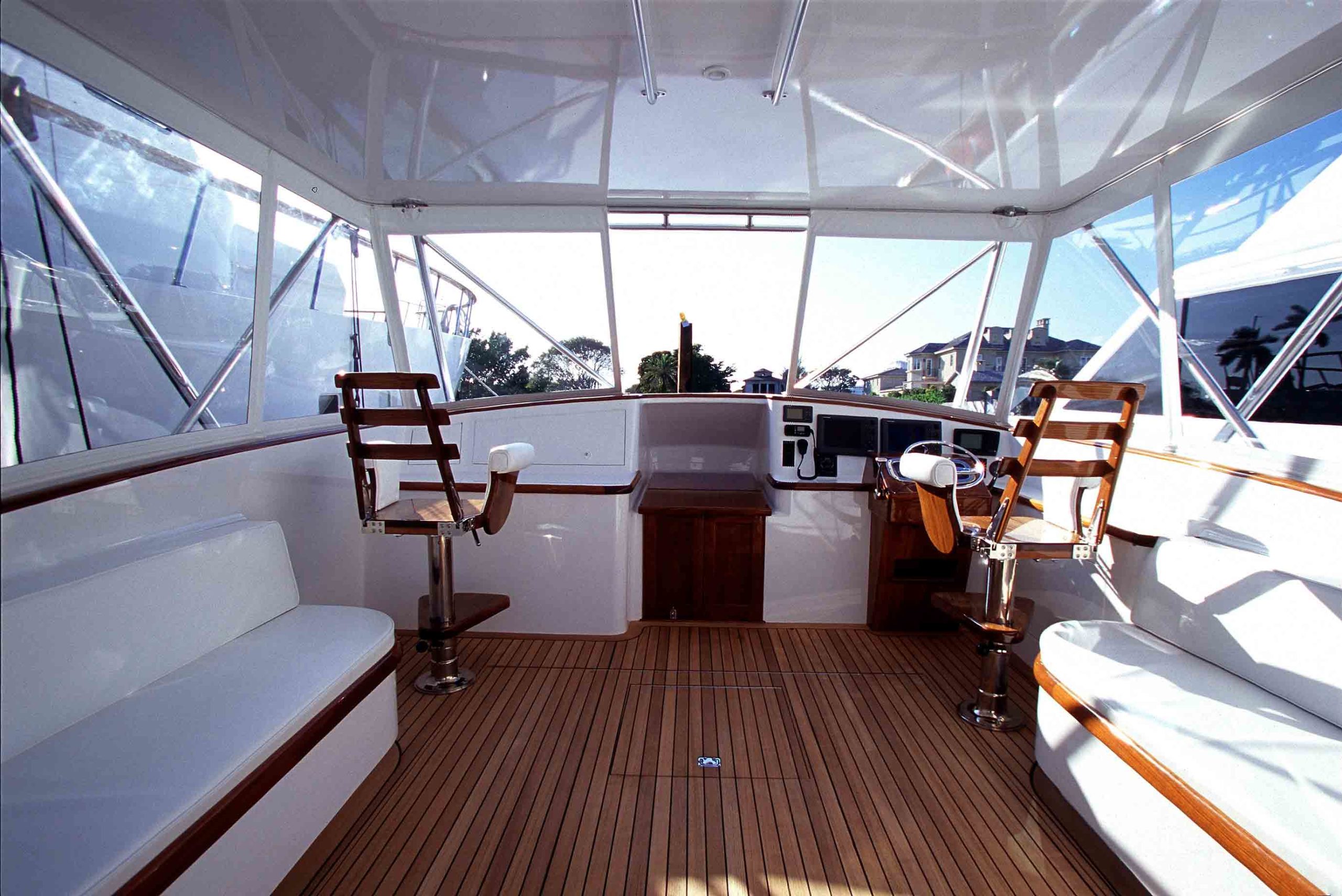 Clean and new boat windows from Rainier Marine.